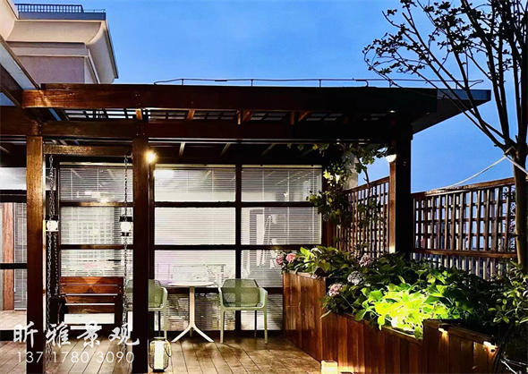 悠闲惬意的屋顶花园景观|花园设计公司